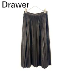 超美品 ‼️新品同様‼️DRAWER サキソニーフレアースカートボルドー 超美品 ‼️新品同様‼️DRAWER サキソニーフレアースカートボルドー