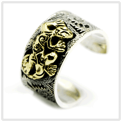 イヤーカフ LIZARD トカゲ シルバーアクセサリー good vibrations ボディピアス