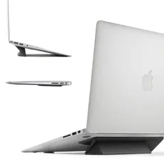 【新着商品】【Ringke】LAPTOP STAND 折り畳み式 軽量 接着剤スタンド パソコンスタンド ノートパソコン スタンド タブレット/ラップトップ/eリーダー/iPad - Black 1