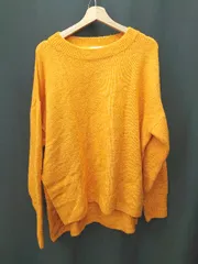 ◇ ⊇ ITEMS URBAN RESEARCH 長袖 ニット セーター サイズFree オレンジ レディース E  【1411280049457】