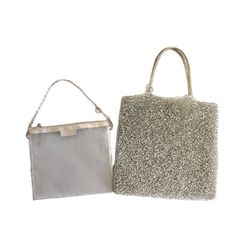 ANTEPRIMA アンテプリマ ワイヤーバッグ シルバー系 インナーポーチ付き【いおき質店】