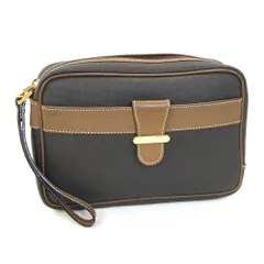  ダンヒル セカンドバッグ ダークブラウン ブラウン 中古