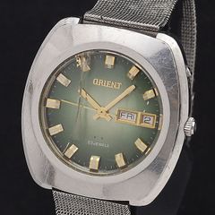 S26 オリエント ORIENT クロノエース CA 自動巻き グレー - メルカリ