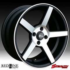 ステルスレーシング Spec-02 16in　スーパーディープコンケイブ形状・カスタム用!! スタンス/シャコタン/チューニングカーに!!　KAPSEN S2000 195/45R16 タイヤ付4本セット