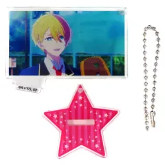 【中古】キーホルダー 星野愛久愛海(アクア) 「【推しの子】 Collaboration Cafe in SMILE BASE CAFE ランダムアクリルスタンドキーホルダー」