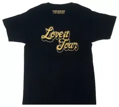 西野カナ 直筆 サイン入り Tシャツ 非売品 Kana Nishino Tour 2025 ツアーロゴTシャツ Black | ソニー