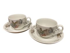 WEDGWOOD　ウェッジウッド　カップ＆ソーサー　2客セット　ピーターラビット
