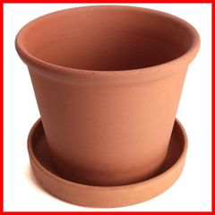 【新着商品】陶器 植木鉢 三河焼 三河焼 Ｓポット 【日本製/安心国産品質】 赤焼 KANEYOSHI 10号 鉢 皿付き