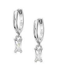 【迅速発送】Michooyel S925 ポスト ダイヤモンド ハギー フープ イヤリング スターリングシルバー キュービックジルコニア イヤリング ファインジュエリー ガールズ レディースクリスマス 誕生日 入学式 卒業式 披露宴 発表会プレゼント 上品 大