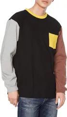 Champion｜チャンピオン リバースウィーブ(R)  ロングTシャツ 長袖Tシャツ カラーブロック 9.4oz リラックスフィット ポケットTシャツ ロングスリーブTシャツ C3-T412