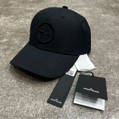 未使用品 STONE ISLAND 刺繡ロゴ キャップ 帽子 ストーンアイランド K1S15 9100996 94275A2