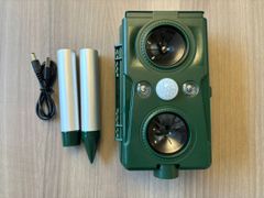 【未使用】動物撃退器　ソーラー充電　ＵＳＢケーブル充電