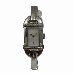 グッチ　GUCCI　6800L　クォーツ　バングルウォッチ　ダイヤベゼル　時計　腕時計　レディース