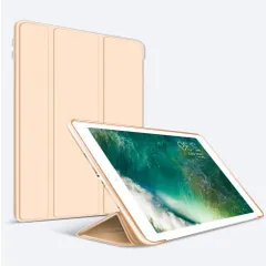 【フォロー割】8世代 2020 ipad / ipad ipad 7世代 2019 / 用 ケース 2021 ipad 7/8/9世代 用 10.2 カバー スマートカバー 9世代 スタンドケース 三つ折り畳み式 JHZZWJ オートスリープ gold