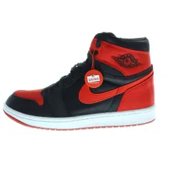 NIKE (ナイキ) WMNS AIR JORDAN 1 RETRO HIGH OG Satin Bred' FD4810-061 ウィメンズ エアジョーダン1 レトロ ハイカットスニーカー サテンブレッド US11/28cm ブラック/レッド