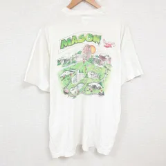 XL/古着 フルーツオブザルーム 半袖 ビンテージ Tシャツ メンズ 90s MASON 大きいサイズ コットン クルーネック 白 ホワイト spe 25jul09 