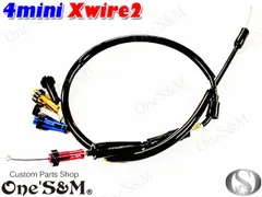 ｢ゆ｣ モンキー ゴリラ DAX シャリー 専用 ワンズ製 オリジナル Xワイヤー2 アクセルワイヤー