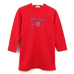 ムージョンジョン 長袖Ｔシャツ トップス キッズ 女の子用 120サイズ レッド moujonjon 【中古】