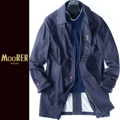 【美品】【50】MOORER♡ムーレー リバーシブル ステンカラーコート メンズ MOORER（ムーレー） MURAY-KM ポリエステルナイロンリバーシブルステン