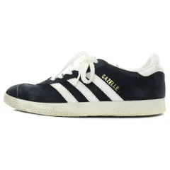 アディダスオリジナルス adidas originals ガゼル GAZELLE スニーカー ロゴ 切替 23.5cm 紺 白のサムネイル
