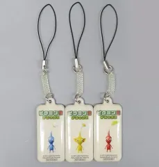 【中古】雑貨 ピクミン(青/黄/赤) オリジナルクリーナーストラップ3種セット 「Switchソフト ピクミン3 デラックス」 楽天ブックス購入特典