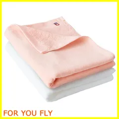 【新着商品】ブルーム 今治タオル ミニ バスタオル 2枚セット ベビーカラー ベビータオル 40×100cm ラージフェイスタオル 赤ちゃん 新生児 コットン100％ シャーリング生地 日本製 135g (ホワイト×サーモンピンク)