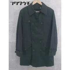 ■ ◎ green label relaxing UNITED ARROWS MICROTEX ライナー ウエストベルト付き  コート サイズM ブラック メンズ  【1002801931810】