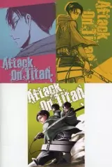 【中古】ポストカード(キャラクター) B.リヴァイ＆エレン＆ミカサ ポストカードセット(3枚組) 「進撃の巨人」