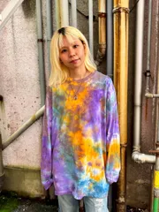タイダイ 長袖Ｔシャツ XLサイズ カラフル HIPPIES DYE HD23-72