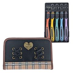 新品 彫刻刀セット (レースアップ 右利き用 ２WAY GRIP彫刻刀 安全ガード付き 義春刃物 よしはる 小学校 女子)