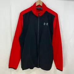 UNDER ARMOUR アンダーアーマー サマーウーブンフルジップ Mサイズ レッド ブラック 1290269