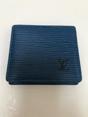 Louis Vuitton ルイヴィトン ポルトモネ ボワット エピ ブルー コインケース 小銭入れ 財布　I.15