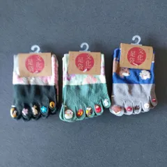 【新品】京都　くろちく　文化足袋ソックス　（5本指）お好み1足