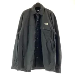 【中古】THE NORTH FACE L/S NUPTSE SHIRT サイズXL NR12552 ブラック ザノースフェイス L/S ヌプシシャツ[17]