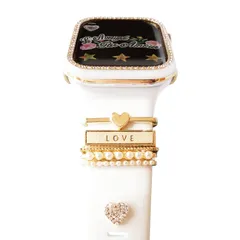 【数量限定】41mm 40mm 42mm 38mm おしゃれ 44mm 対応 1 45mm 2 3 Sports 4 5 band 6 SE charm 7 series スポーツバンド watch apple チャーム アクセサリー レディース Apple