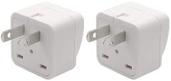 新品 世界の家電をAタイププラグに変換 電源形状変換プラグ コンセント変換アダプター OB 世界のコンセントをA型仕様に変換(2個セット) B3 SEC ABF 全世界対応マルチ変換プラグA型(Aタイプ) 2個セット