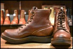 【8.5D 美品】GRIZZLY BOOTS グリズリーブーツ BLACK BEAR ブラックベア 茶 ブラウン 茶 ビブラム2021 編み上げ ブーツ HOPESMORE【FG188】のサムネイル