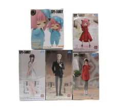 【新品・未開封】SPY × FAMILY フィギュア5個セット / スパイファミリー アーニャ ヨル ロイド・フォージャー (#DFE43)