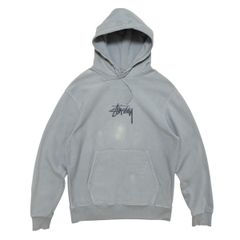 中古 ステューシー Stussy STOCK LOGO EMBROIDERED HOODIE パーカー クリーニング済 メンズ L
