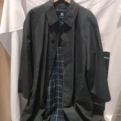 【レア】三陽商会 バーバリー BURBERRY ステンカラー コート 薄手 トレンチ ラグラン グレー ブラック 黒 アンティーク Vintage 古着 メンズ 服 スーツ おしゃれ  成人式 シャツ 制服 80年代 90年代  レトロ メンズ レディース