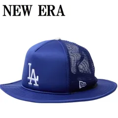 ニューエラ NEW ERA  LA ロサンゼルス ドジャース バケット ハット メッシュ 帽子 MLB メンズ レディース ブルー