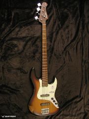 Bacchus バッカス WL4-AGED/RSM 3TS-AGED エレキベース エイジド加工 ターボスイッチ ローステッドメイプルネック グローバルシリーズ ジャズベースタイプ