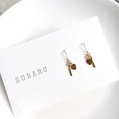 ★期間限定特別販売★ 500円→300円小さいスティック＆ハートプレートピアス/イヤリング