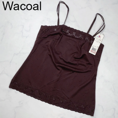 【新品タグ付き】Wacoal　ワコール　インナー　キャミソール　L　ランジェリー　下着ㅤWI　シンプル　レース　花　華やか　プレゼント　ギフト