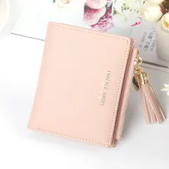 ☆ ピンク ☆ 財布 レディース 二つ折り pmy0082 二つ折り財布 レディース 財布 二つ折り 折財布 サイフ 小さい コンパクト カード入れ 窓付きポケット ID 身分証 免許証 おしゃれ シンプル 大人 かわいい 可愛い 上品 きれいめ