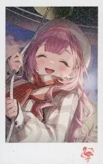 【中古】キャラカード 周央サンゴ(背景イラスト/ホログラム) 「バーチャルYouTuber にじさんじ ＆ NIJISANJI EN にじさんじ ウィンターデート2023 ランダムチェキ風カード Bグループ」