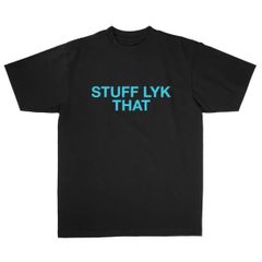 【新品・未使用】SECRET FRESH S/S T-SHIRTS (Stuff Lyk That) BLACK / BLUE
