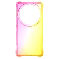 AQUOS R9 Pro ケース SH-54E グラデーション 耐衝撃 ソフト ケース 【Color】イエロー・ピンク