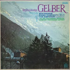 LP ブルーノ＝レオナルド・ゲルバー ベートーヴェン: ピアノ協奏曲第5番変ホ長調　皇帝 AA8190 ANGEL /00260