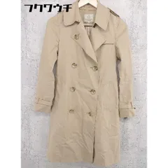 ■ ◎ BEAUTY & YOUTH UNITED ARROWS ウエストベルト付き 長袖 トレンチ コート サイズS ベージュ レディース  【中古】 【1002801867300】